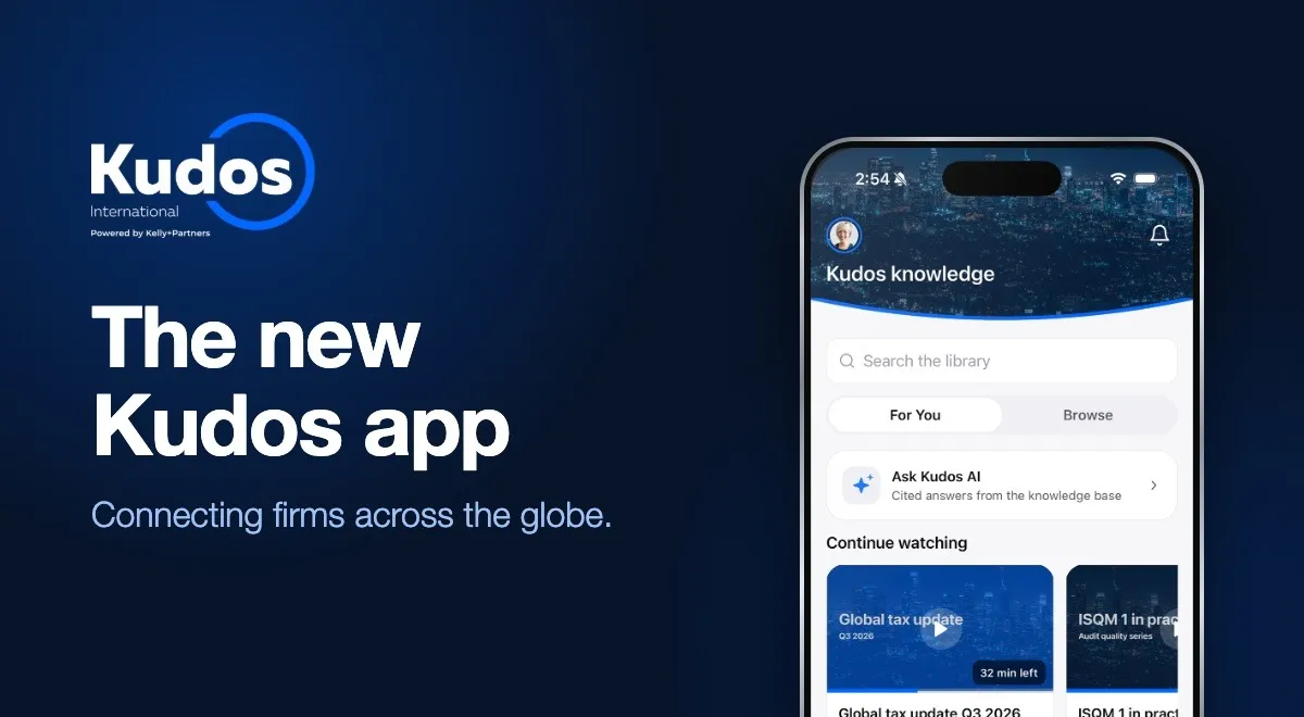 Kudos International launches new mobile app